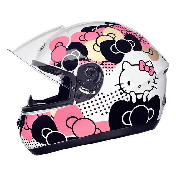 Hello Kitty Motorcycle Helmet:Rev Up Your Ride in Style缩略图