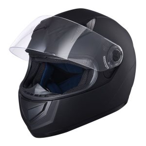 Make a bold statement with a sleek Black Motorcycle Helmet. Combining sophisticated style, robust construction, and superior protection, it's the perfect choice for discerning riders. 