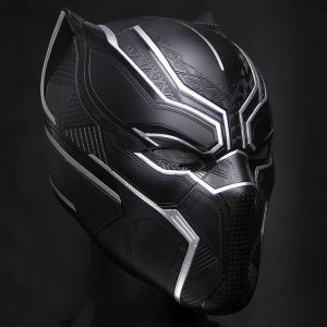 The Allure of Black Panther Motorcycle Helmet插图1