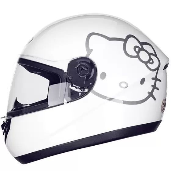 Hello Kitty Motorcycle Helmet:Rev Up Your Ride in Style插图3