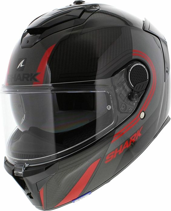The Allure of Red and Black Motorcycle Helmet插图2