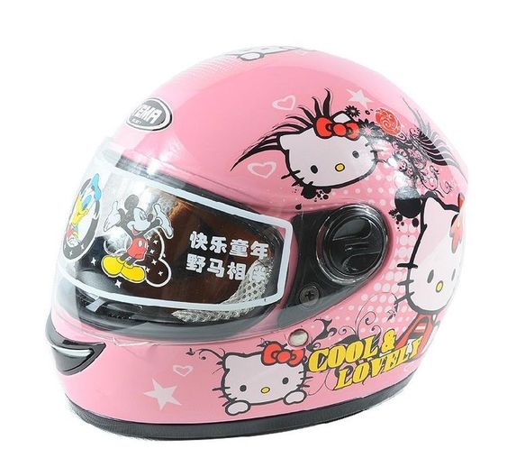 Hello Kitty Motorcycle Helmet:Rev Up Your Ride in Style插图4