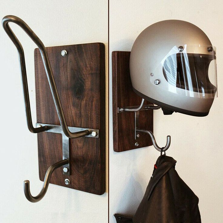Safely store and organize your motorcycle helmet with our Helmet Holders. Durable, space-saving designs securely hold your helmet when not in use, keeping it protected and easily accessible.