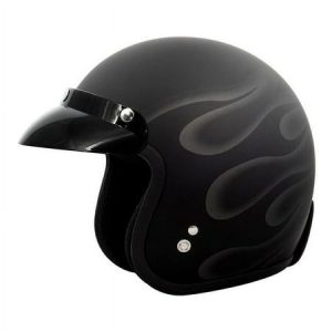 Exploring Blacked-Out Motorcycle Helmet插图2
