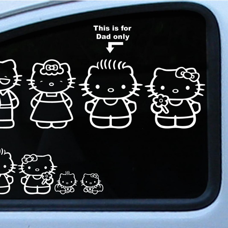 hello kitty car stickers