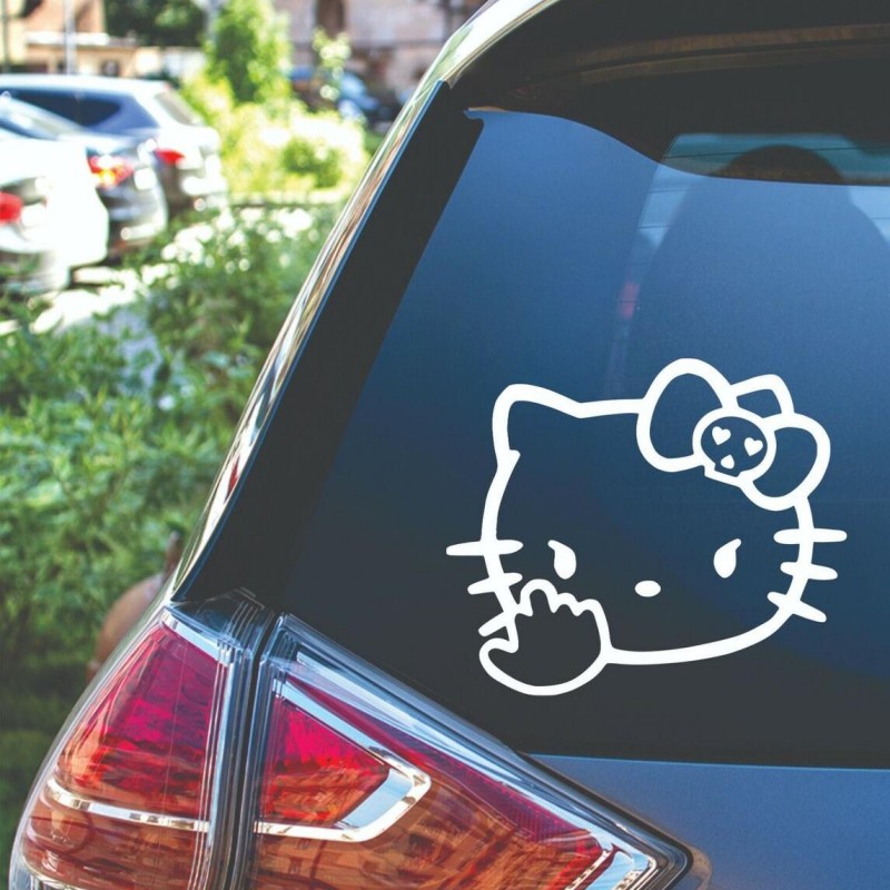 hello kitty car stickers